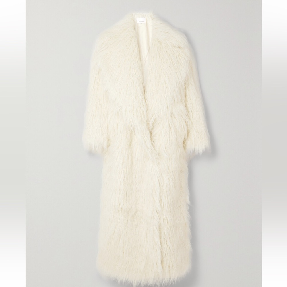 Frankie Shop Nicole long faux fur coat - Picture 2 of 6